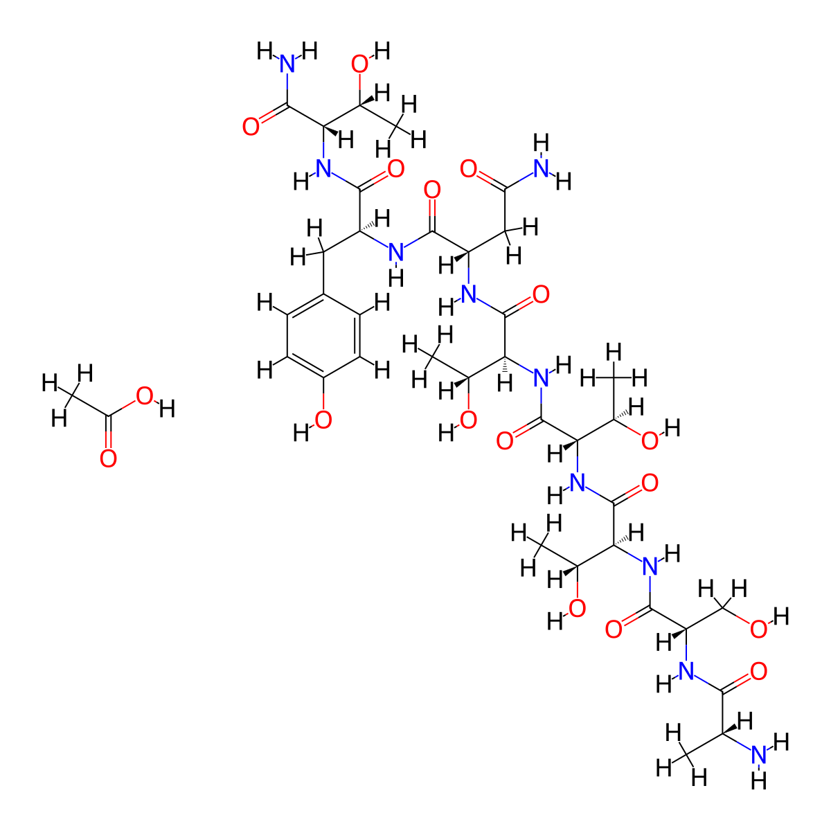 DAPTA acetate molecular structure, CAS 1262750-63-9