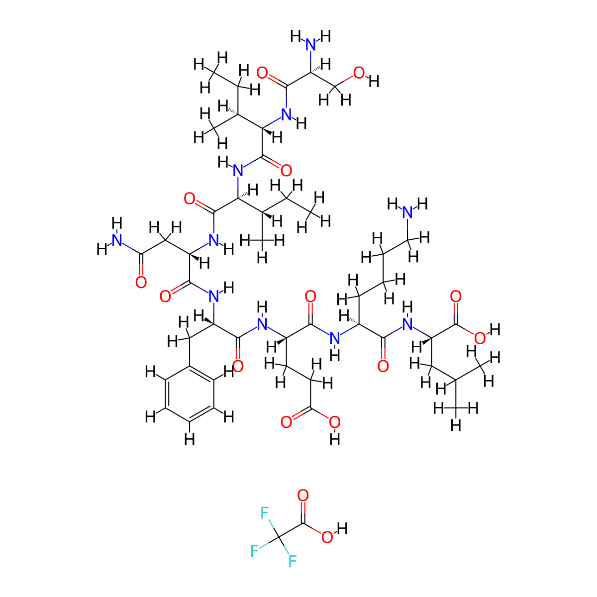 OVA Peptide(257-264) TFA molecular structure, CAS 1262751-08-5