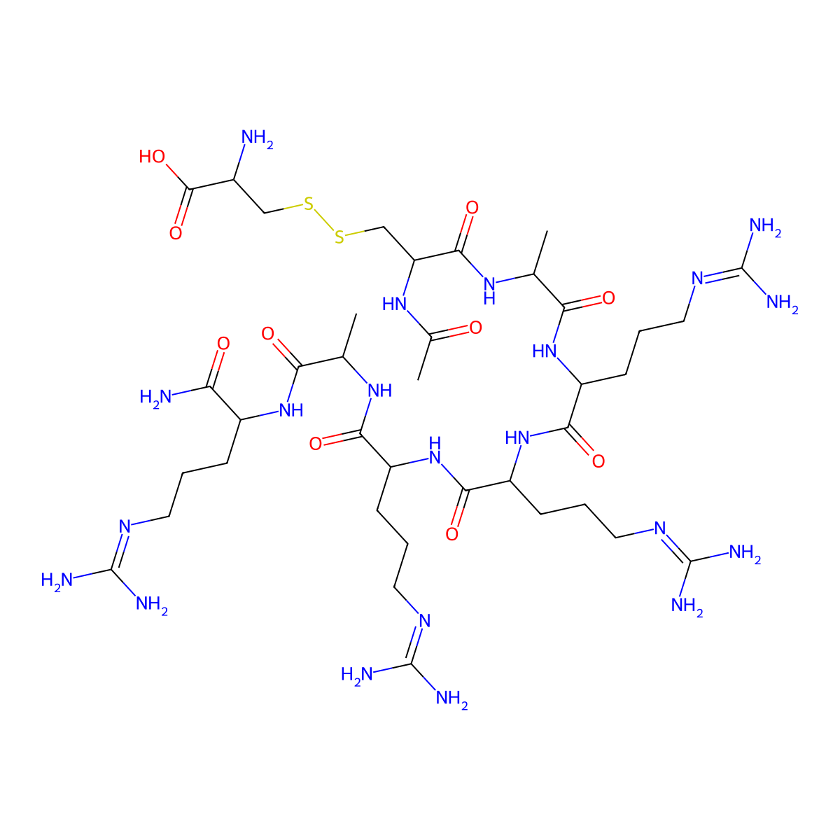 Etelcalcetide molecular structure, CAS 1262780-97-1