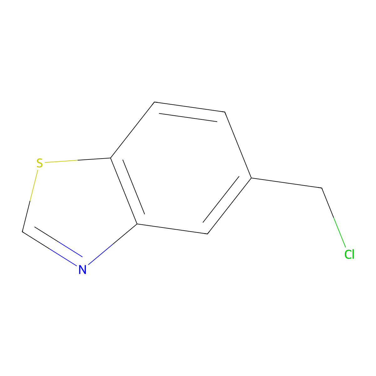 5-(Chloromethyl)-1,3-benzothiazole molecular structure, CAS 1262889-04-2