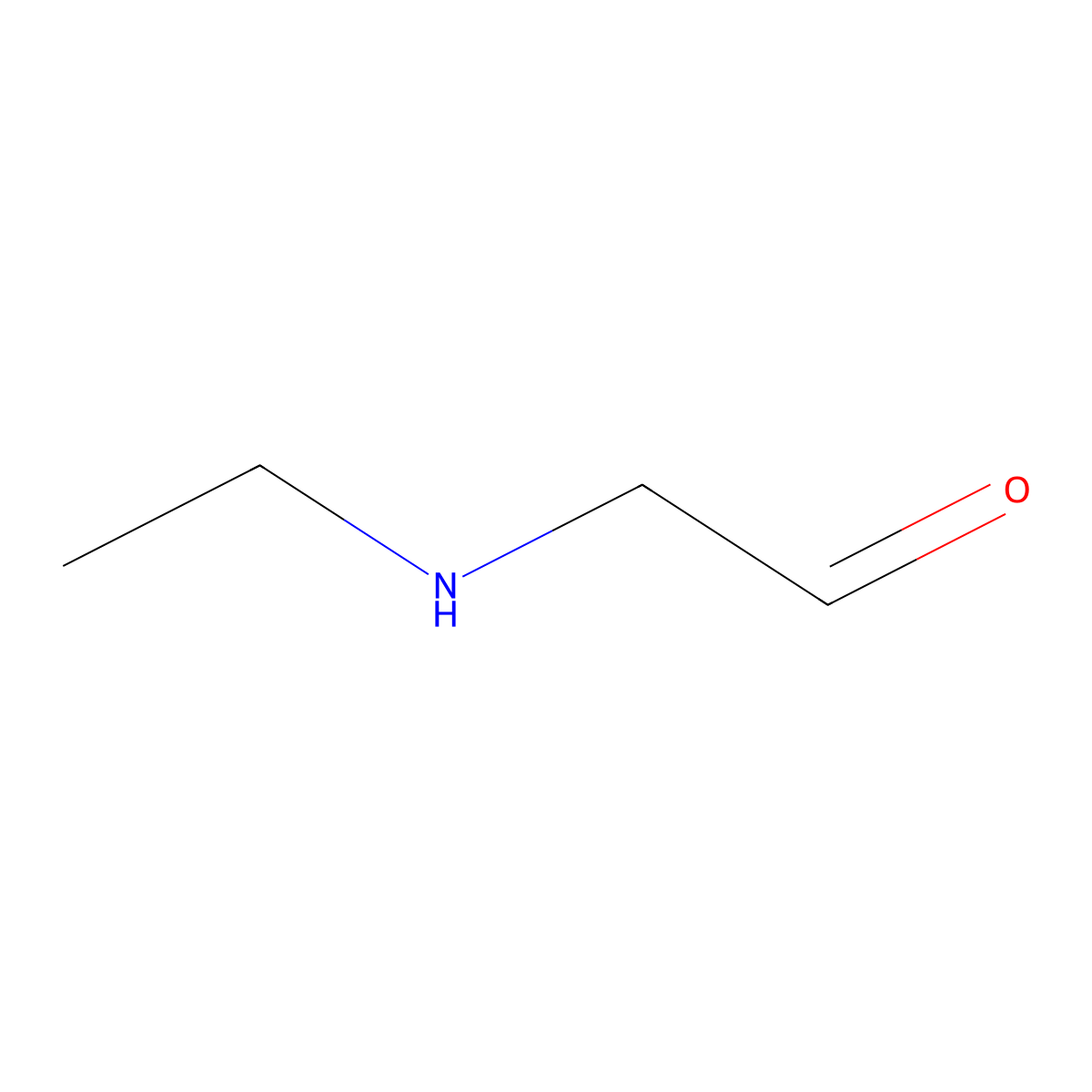 2-(Ethylamino)acetaldehyde molecular structure, CAS 1262944-47-7
