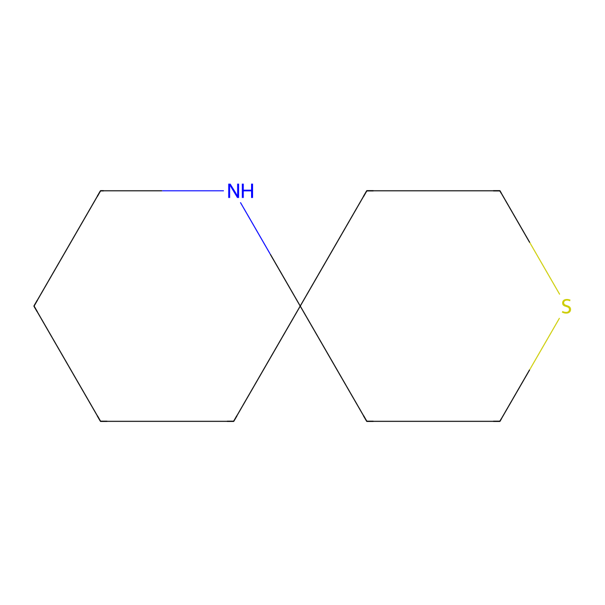 9-Thia-1-azaspiro[5.5]undecane molecular structure, CAS 1262971-01-6