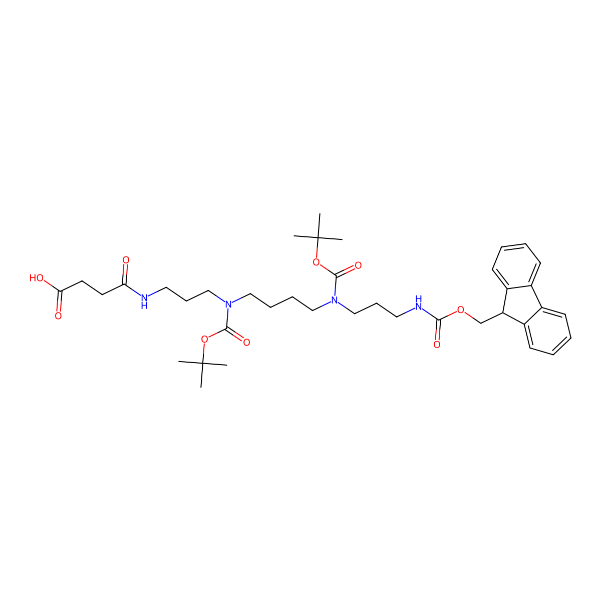 Spermine(fbbsuc-oh) molecular structure, CAS 1263046-90-7