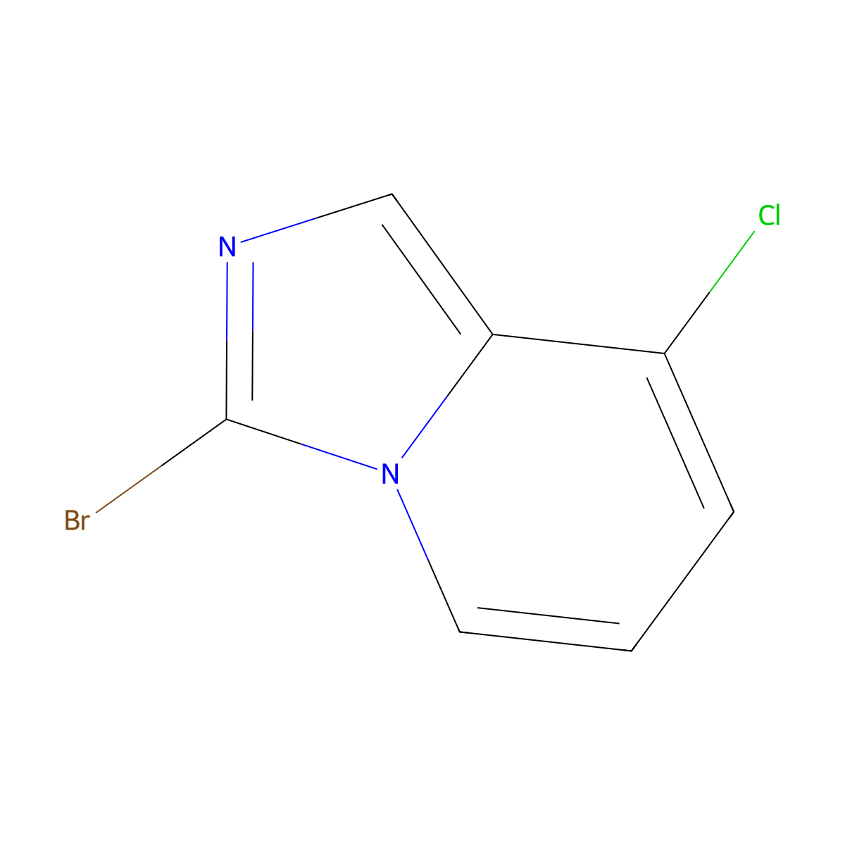 3-Bromo-8-chloroimidazo[1,5-a]pyridine molecular structure, CAS 1263058-51-0