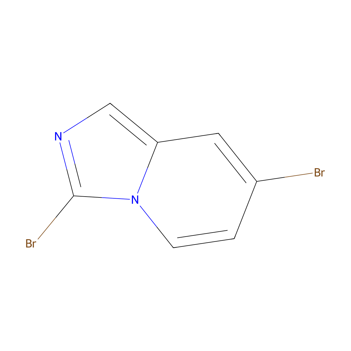 3,7-Dibromoimidazo[1,5-a]pyridine molecular structure, CAS 1263058-55-4