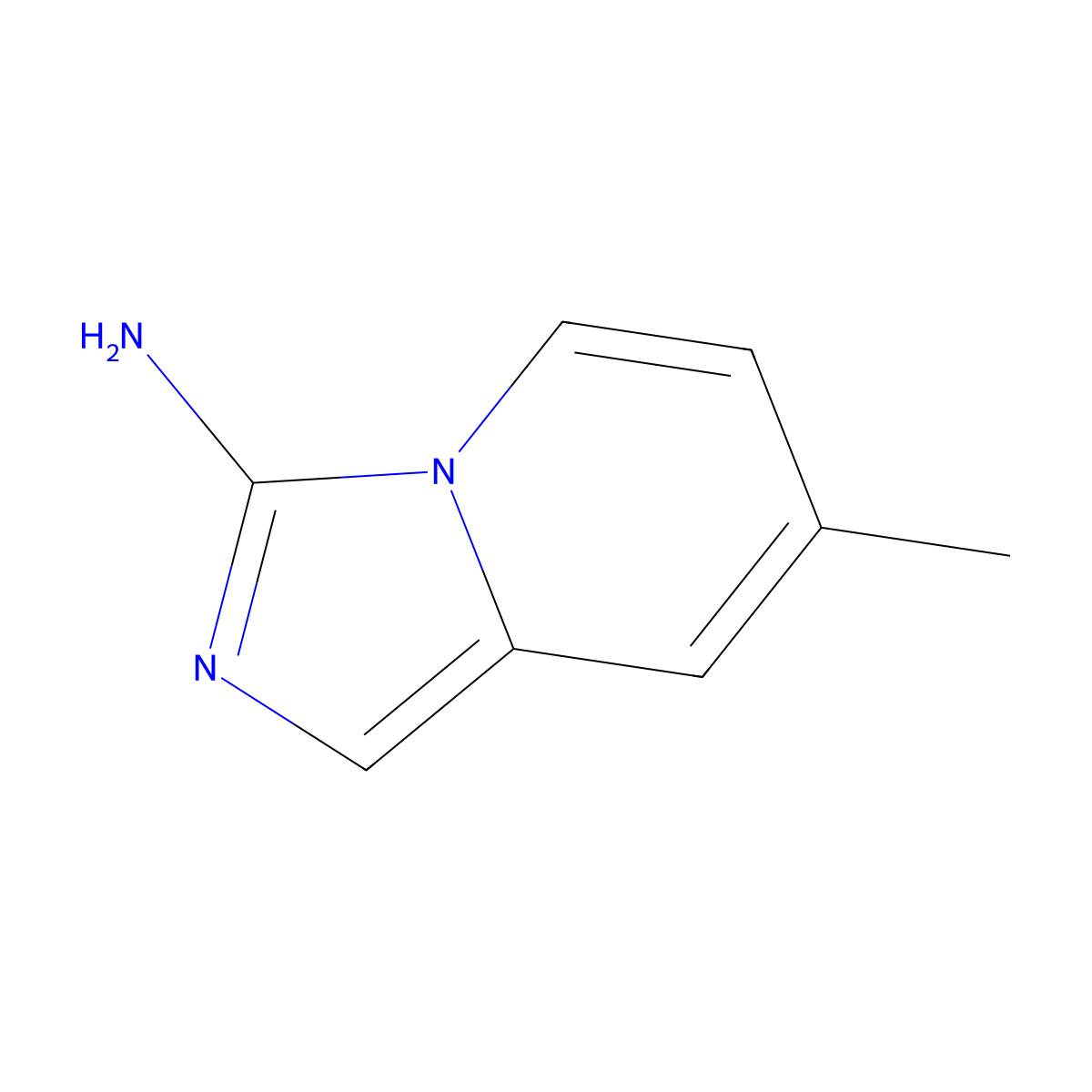 7-Methylimidazo[1,5-a]pyridin-3-amine molecular structure, CAS 1263059-77-3