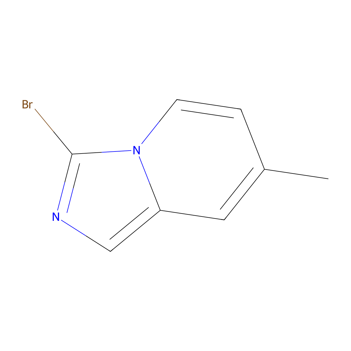 3-Bromo-7-methylimidazo[1,5-a]pyridine molecular structure, CAS 1263061-83-1