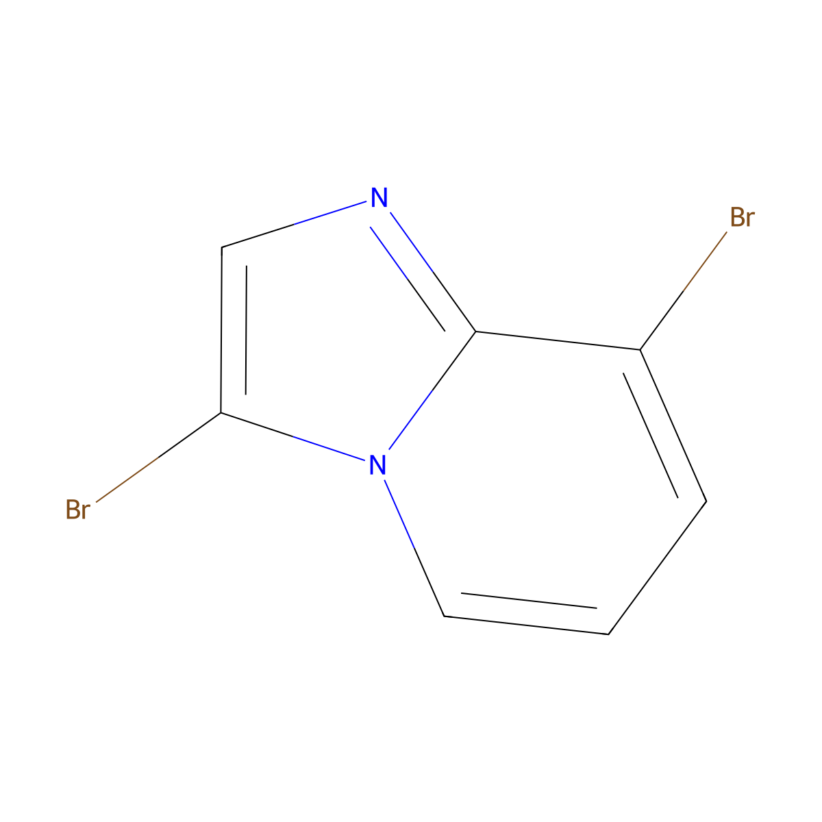 3,8-Dibromoimidazo[1,2-a]pyridine molecular structure, CAS 1263062-05-0
