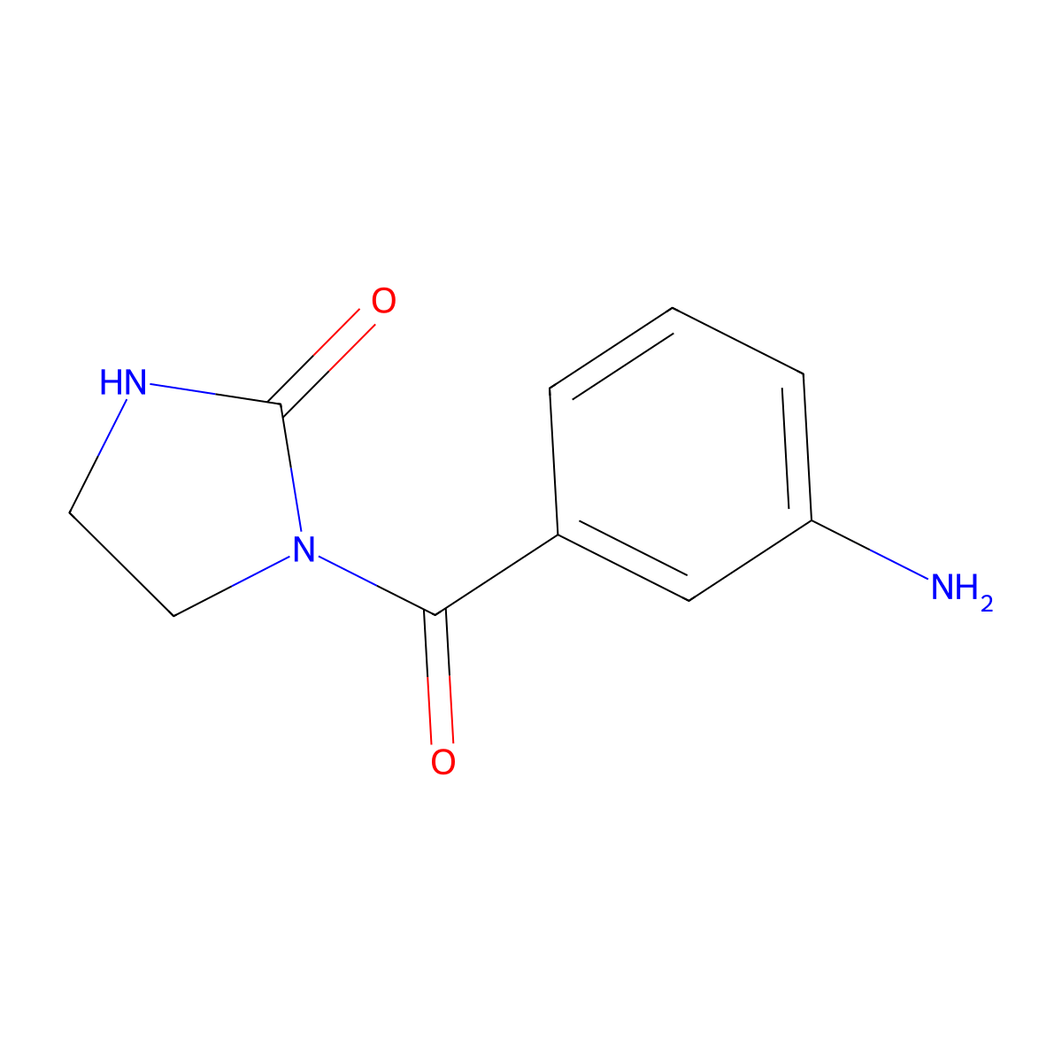 1-(3-Aminobenzoyl)imidazolidin-2-one molecular structure, CAS 1263206-87-6