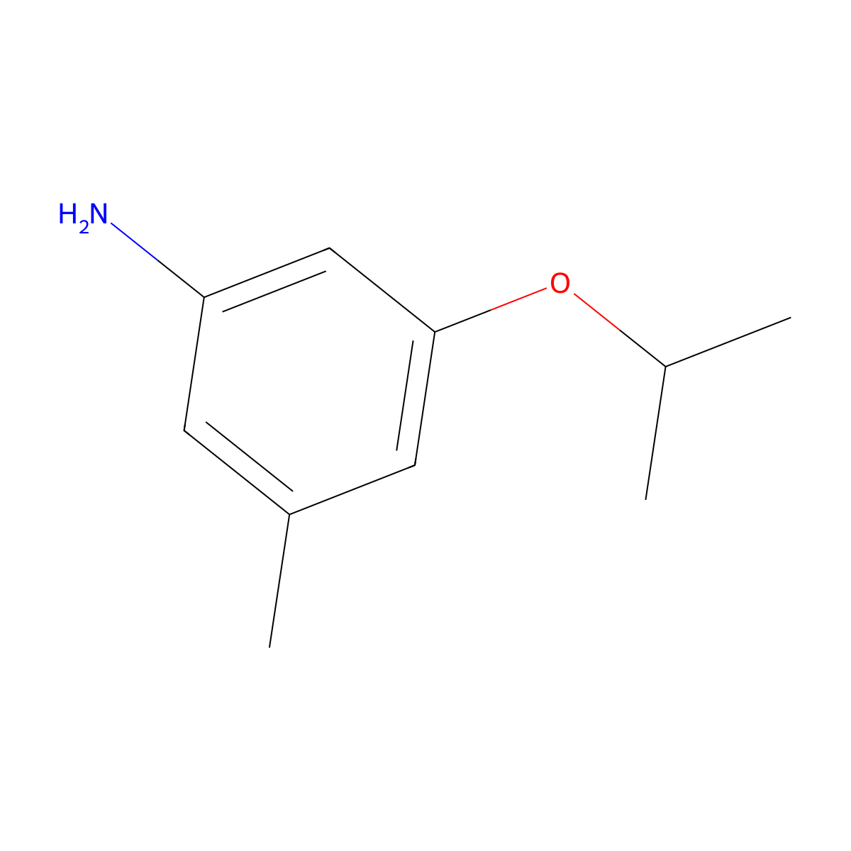 3-Isopropoxy-5-methylaniline molecular structure, CAS 1263208-83-8