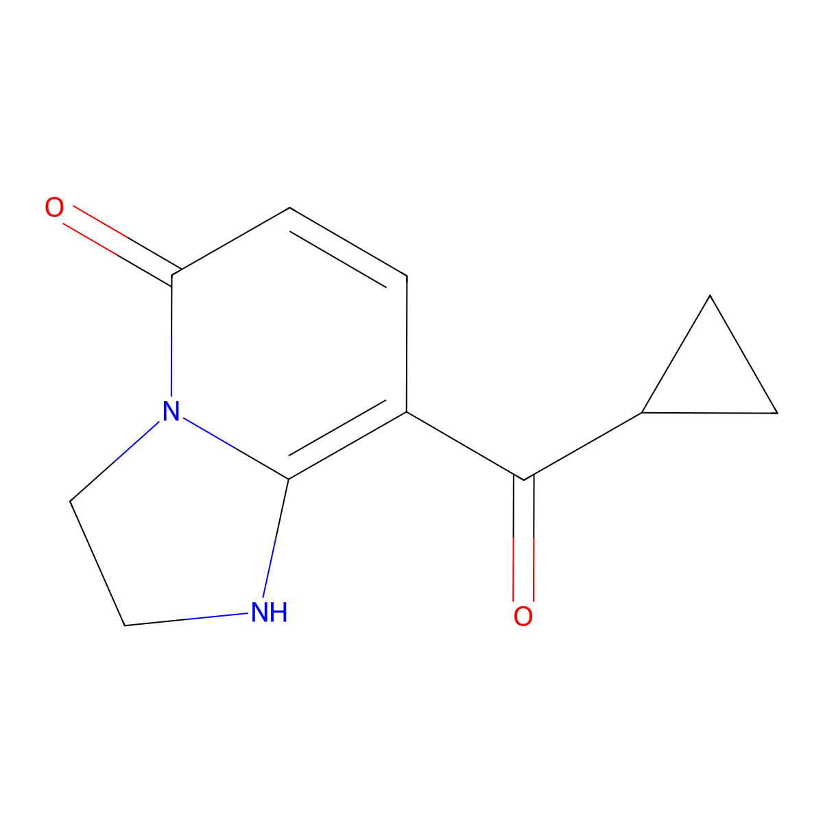 8-(Cyclopropanecarbonyl)-2,3-dihydroimidazo[1,2-a]pyridin-5(1H)-one molecular structure, CAS 1263212-56-1