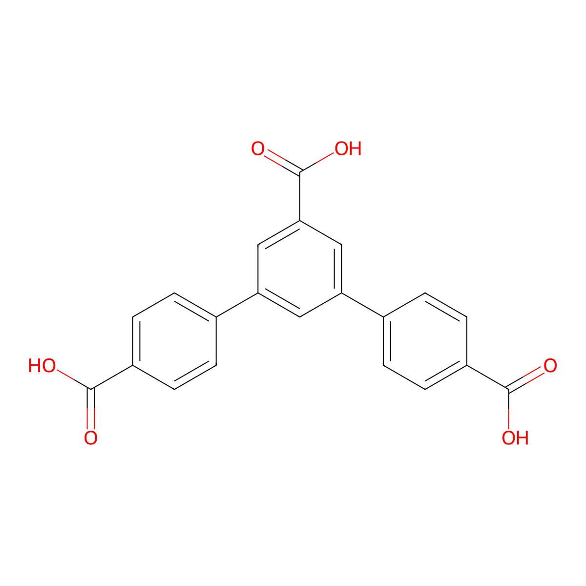 [1,1':3',1''-Terphenyl]-4,4'',5'-tricarboxylic acid molecular structure, CAS 1263218-51-4