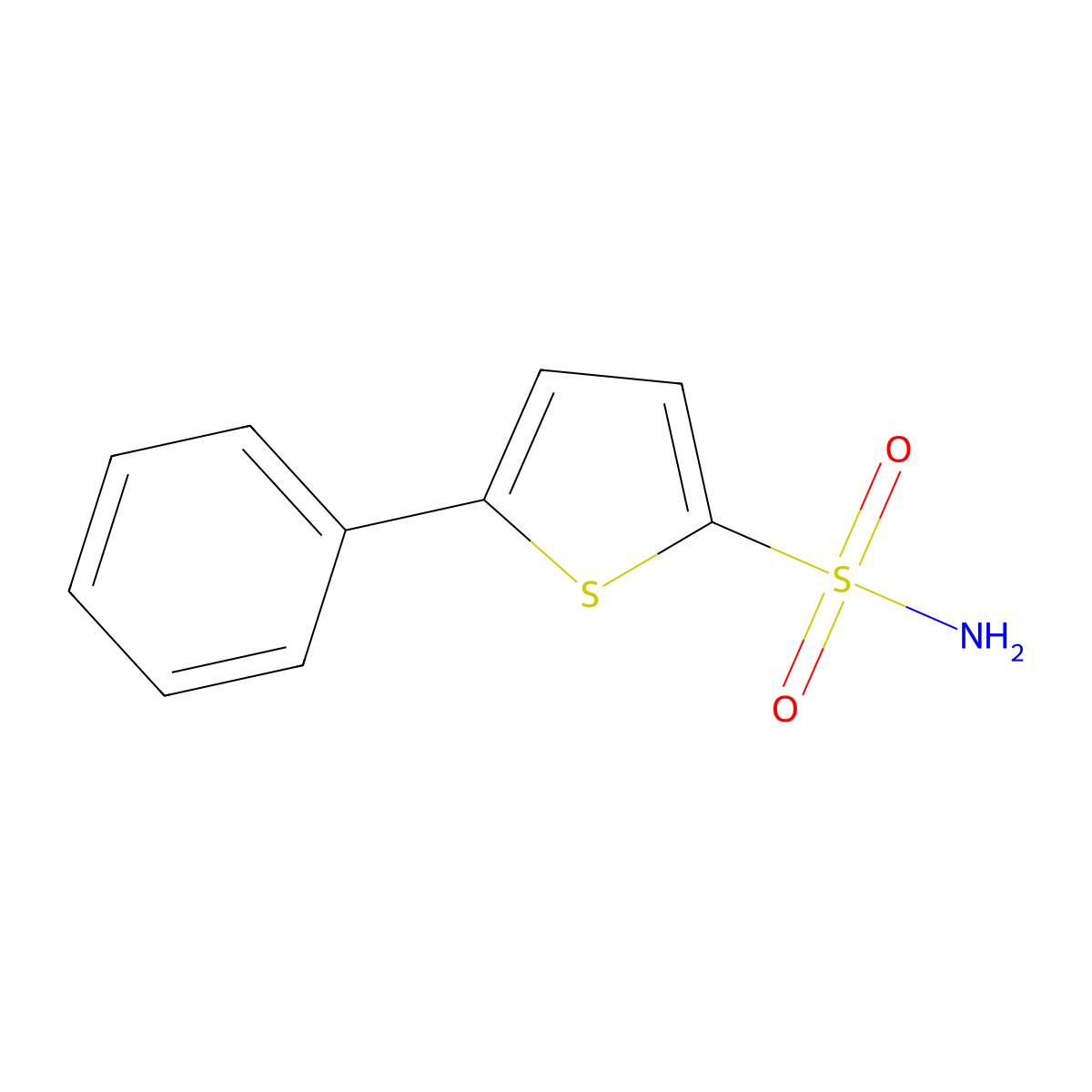 5-Phenylthiophene-2-sulfonamide molecular structure, CAS 1263276-46-5