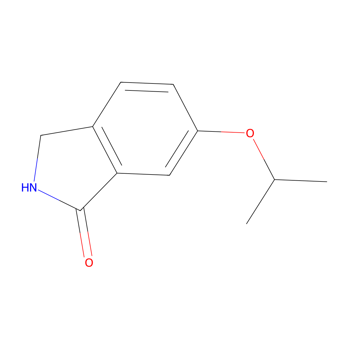 6-Isopropoxyisoindolin-1-one molecular structure, CAS 1263311-23-4