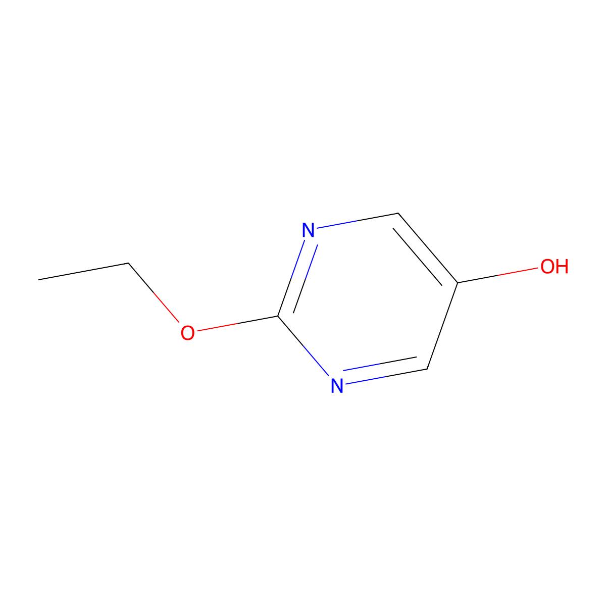 2-Ethoxypyrimidin-5-ol molecular structure, CAS 1263319-82-9