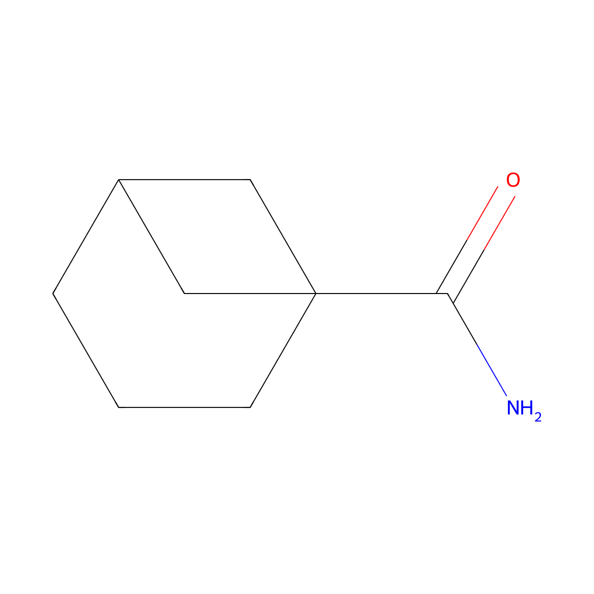 Bicyclo[3.1.1]heptane-1-carboxamide molecular structure, CAS 126332-31-8