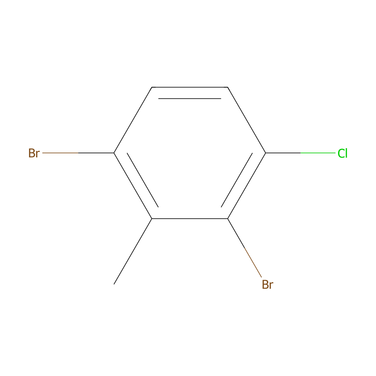 3-Chloro-2,6-dibromotoluene molecular structure, CAS 1263376-29-9