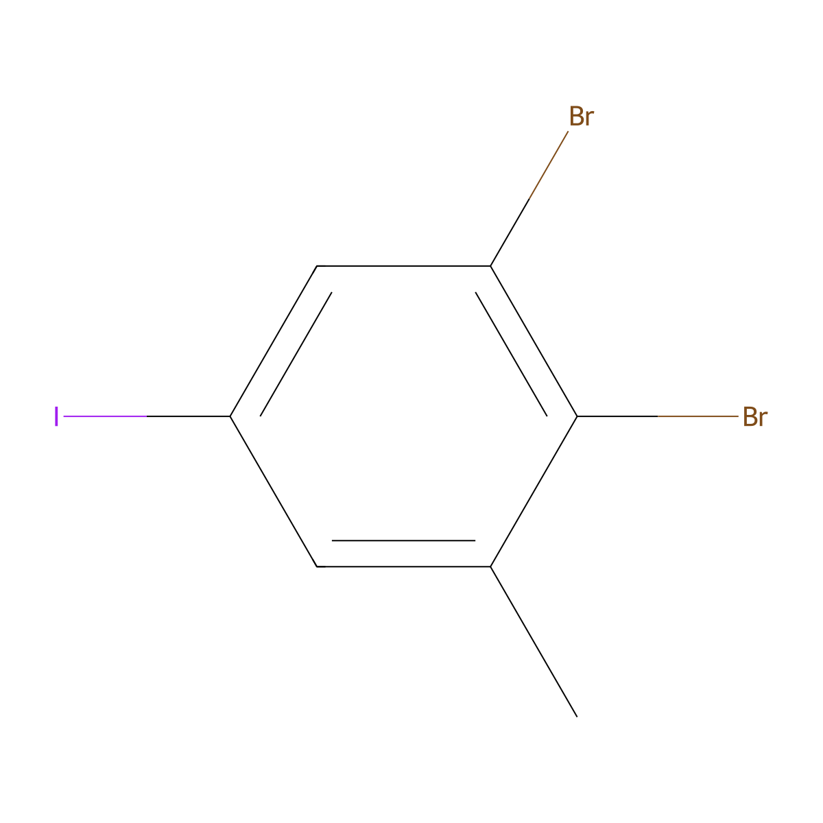 2,3-Dibromo-5-iodotoluene molecular structure, CAS 1263377-39-4