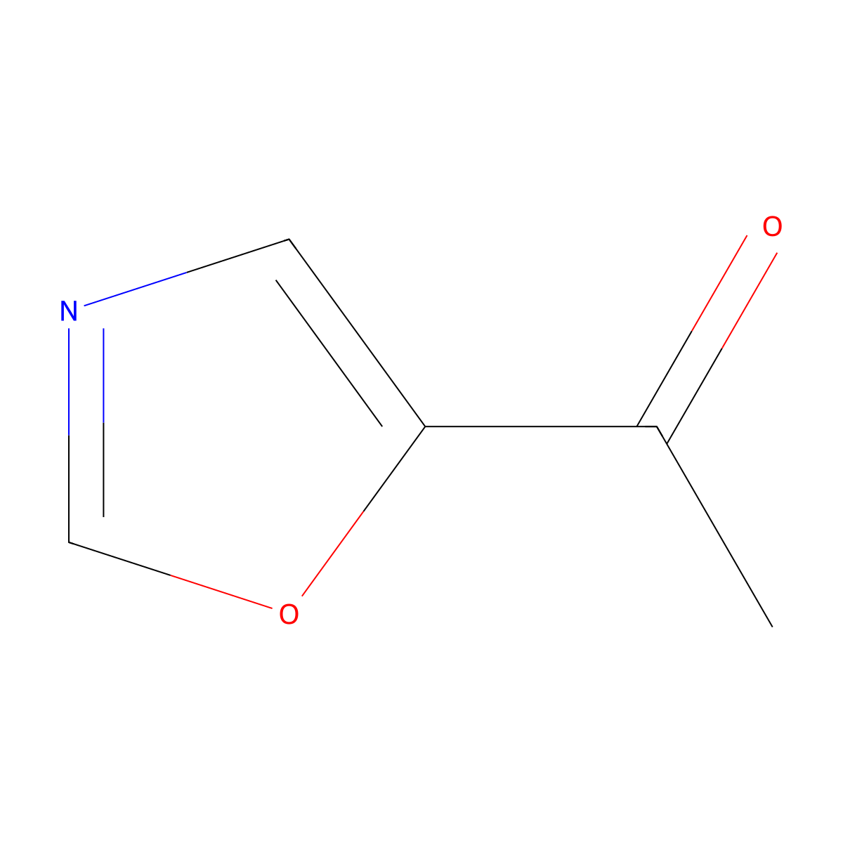 1-(5-Oxazolyl)ethanone molecular structure, CAS 1263378-07-9