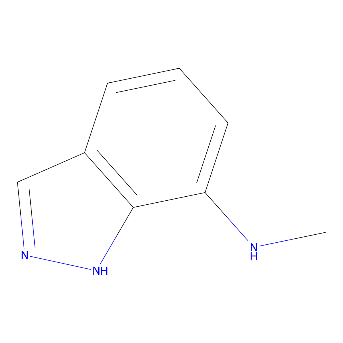 (1H-Indazol-7-yl)-methyl-amine molecular structure, CAS 1263378-89-7