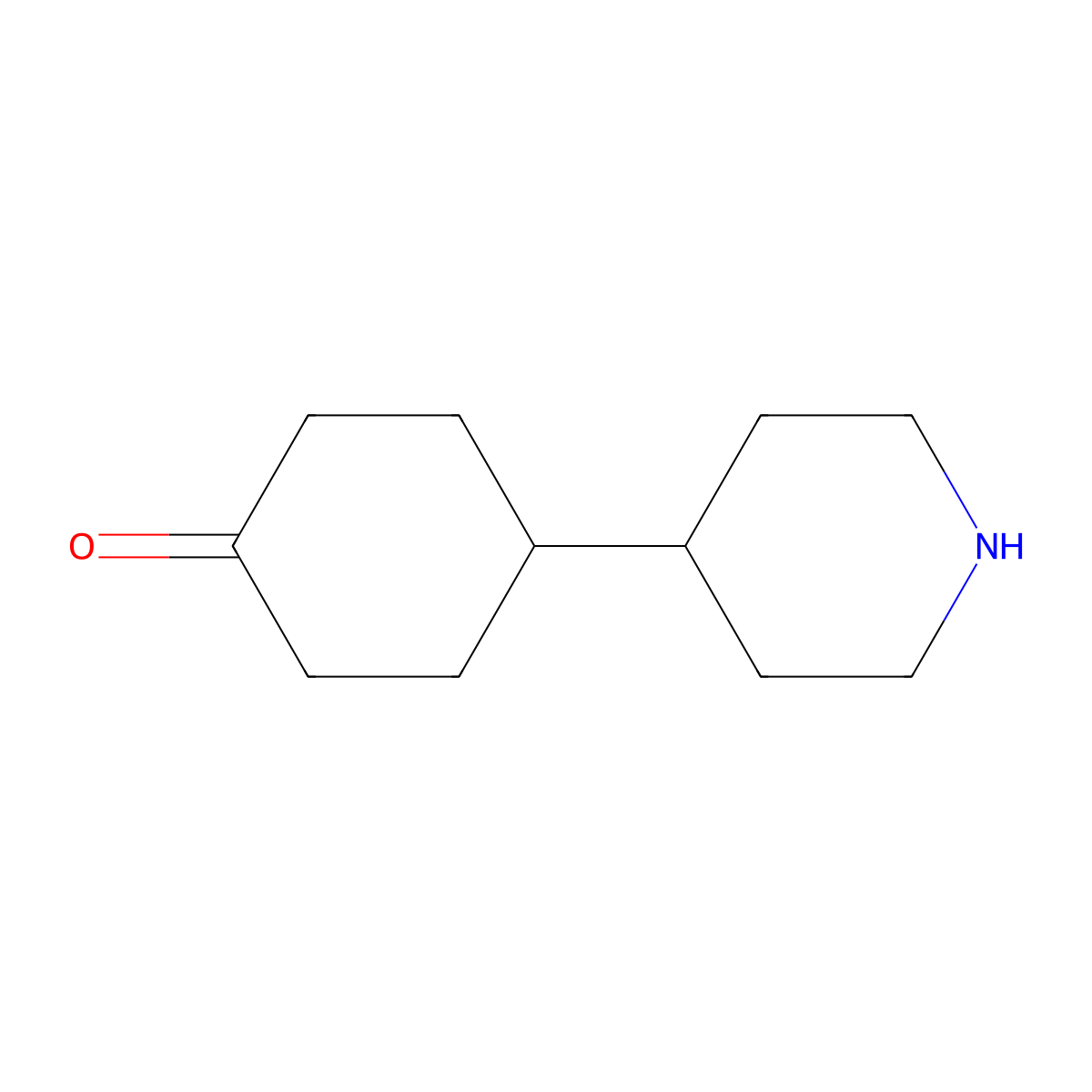 4-(Piperidin-4-yl)cyclohexanone molecular structure, CAS 1263387-64-9