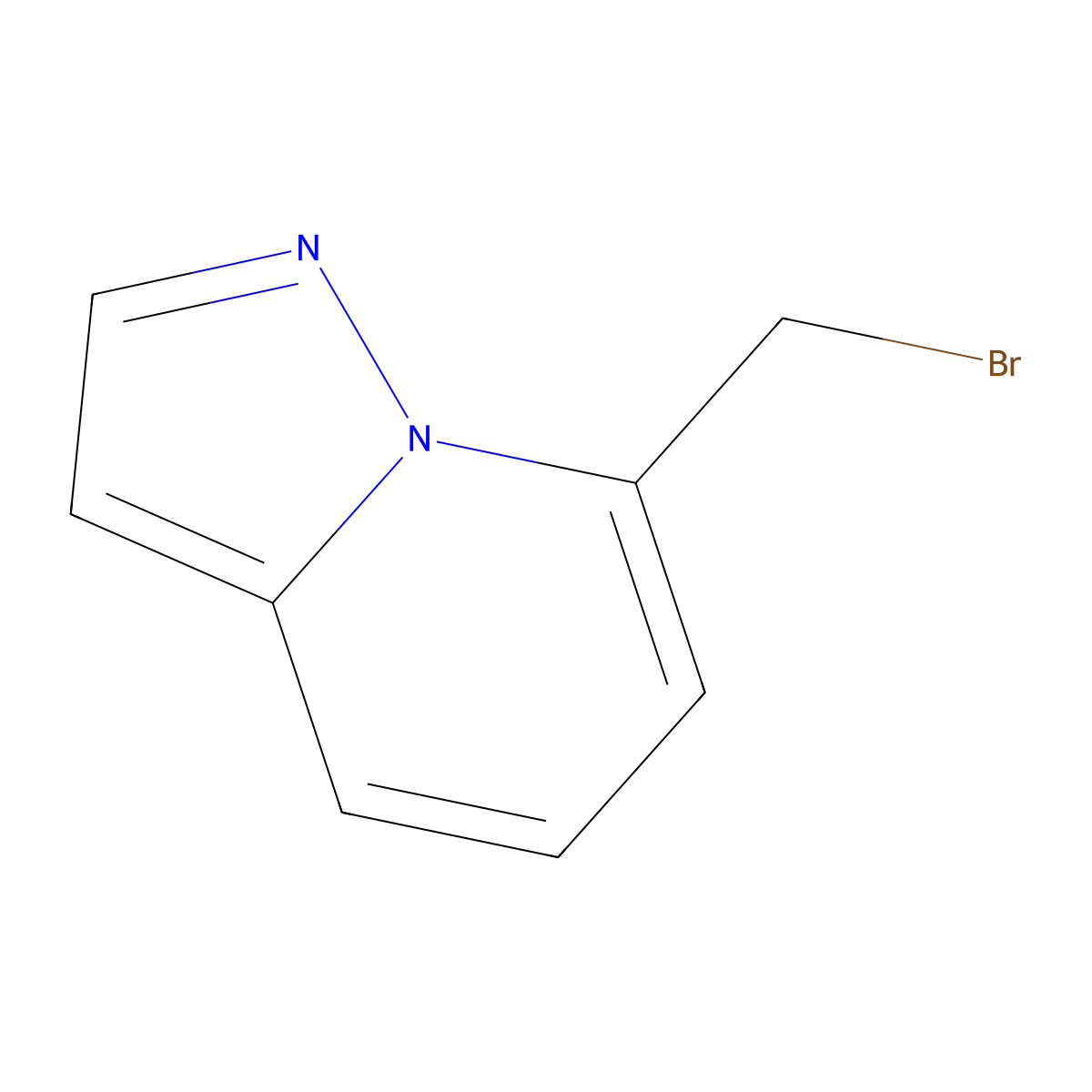 7-(Bromomethyl)pyrazolo[1,5-a]pyridine molecular structure, CAS 1263413-95-1