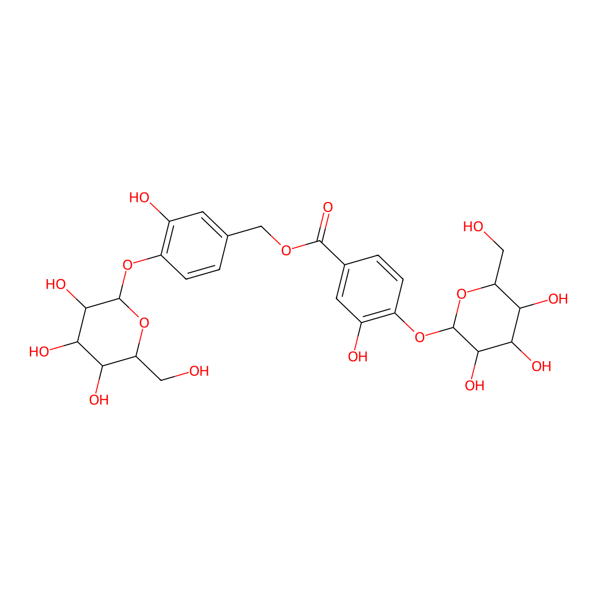 Protocatechuoylcalleryanin-3-O-beta-glucopyranoside molecular structure, CAS 1263431-59-9
