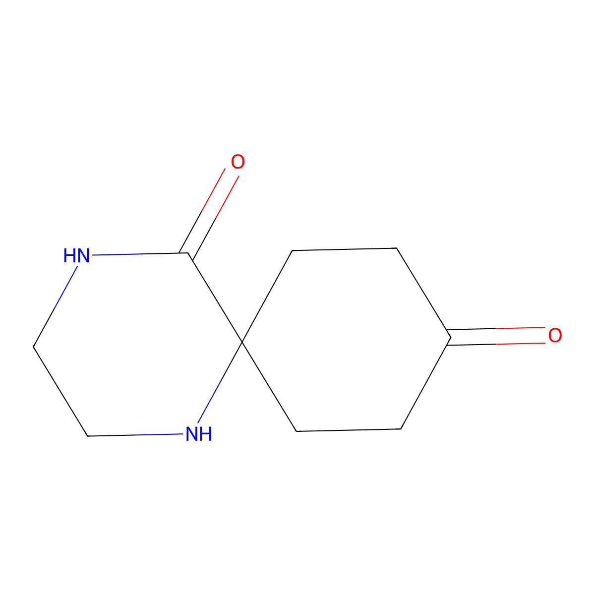 1,4-Diazaspiro[5.5]undecane-5,9-dione molecular structure, CAS 1263475-12-2