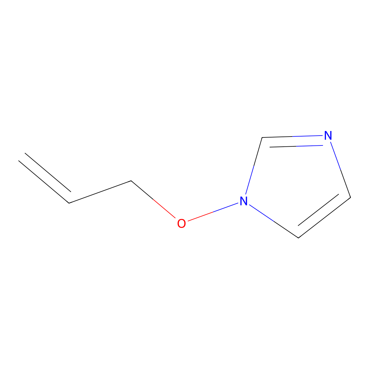 1-(allyloxy)-1H-imidazole molecular structure, CAS 126355-47-3