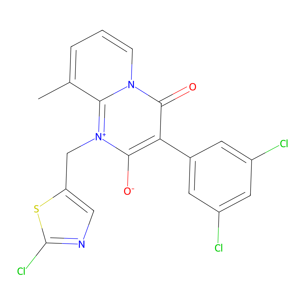 Dicloromezotiaz molecular structure, CAS 1263629-39-5