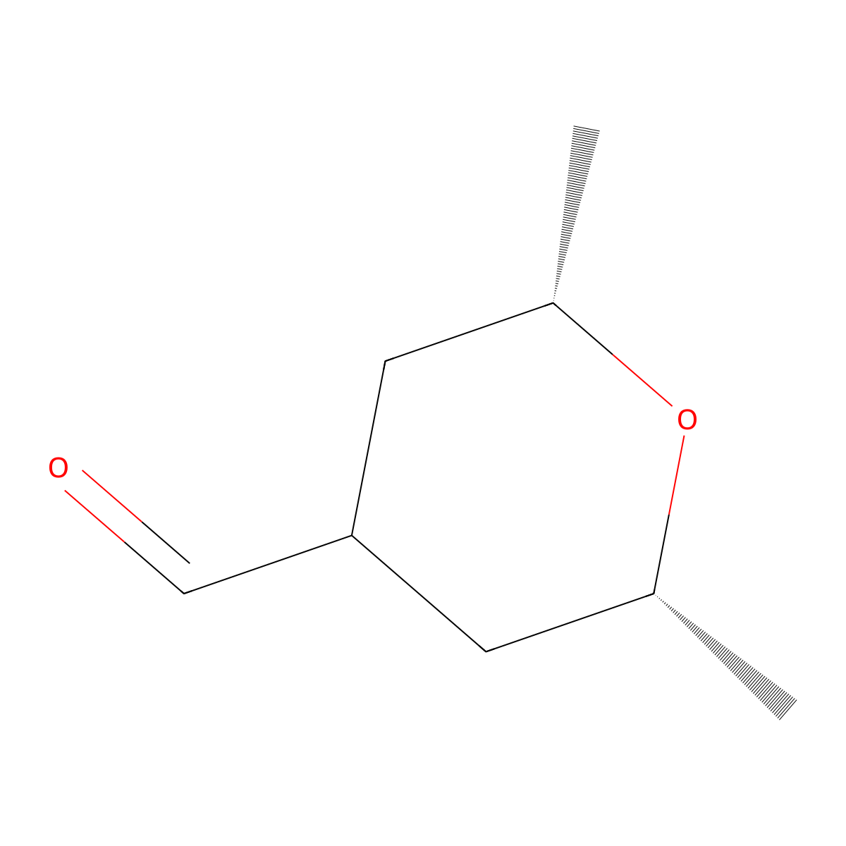 cis-2,6-Dimethyloxane-4-carbaldehyde molecular structure, CAS 1263775-50-3