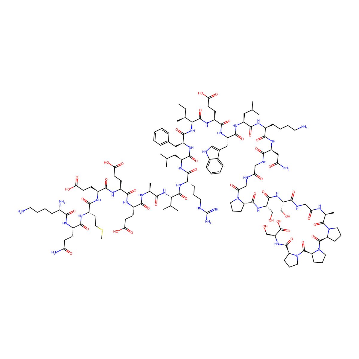 Exendin-3/4 (59-86) molecular structure, CAS 1263874-37-8