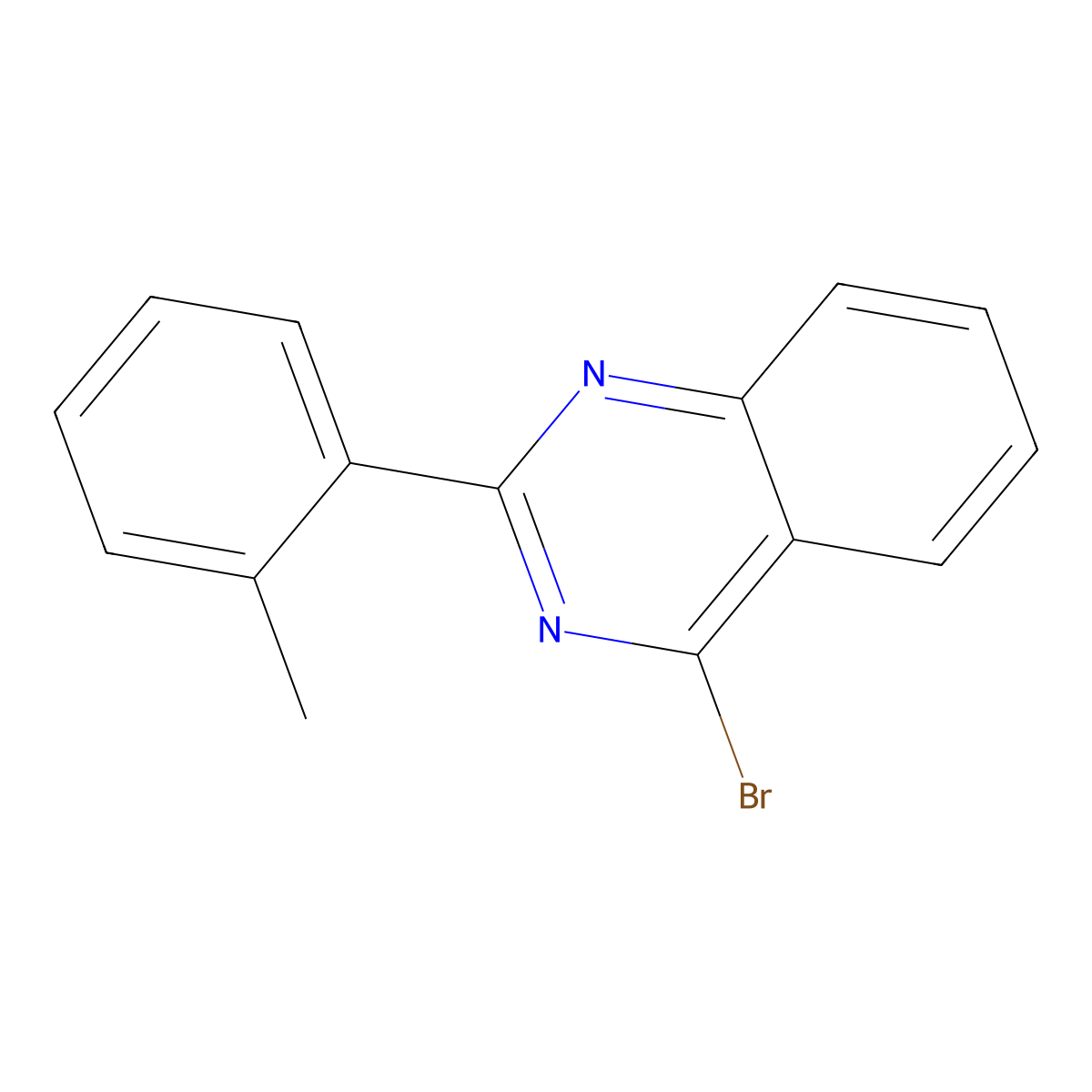 4-Bromo-2-(2-tolyl)quinazoline molecular structure, CAS 1264035-06-4