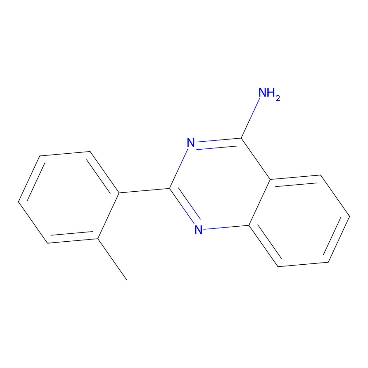 4-Amino-2-(2-tolyl)quinazoline molecular structure, CAS 1264037-12-8
