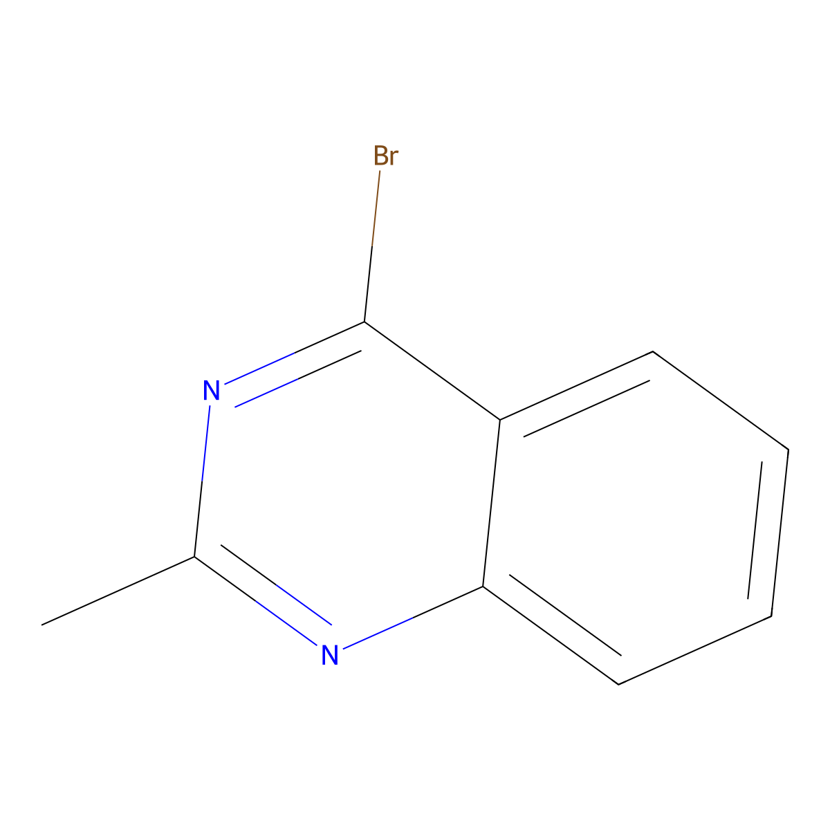 4-Bromo-2-methylquinazoline molecular structure, CAS 1264037-60-6