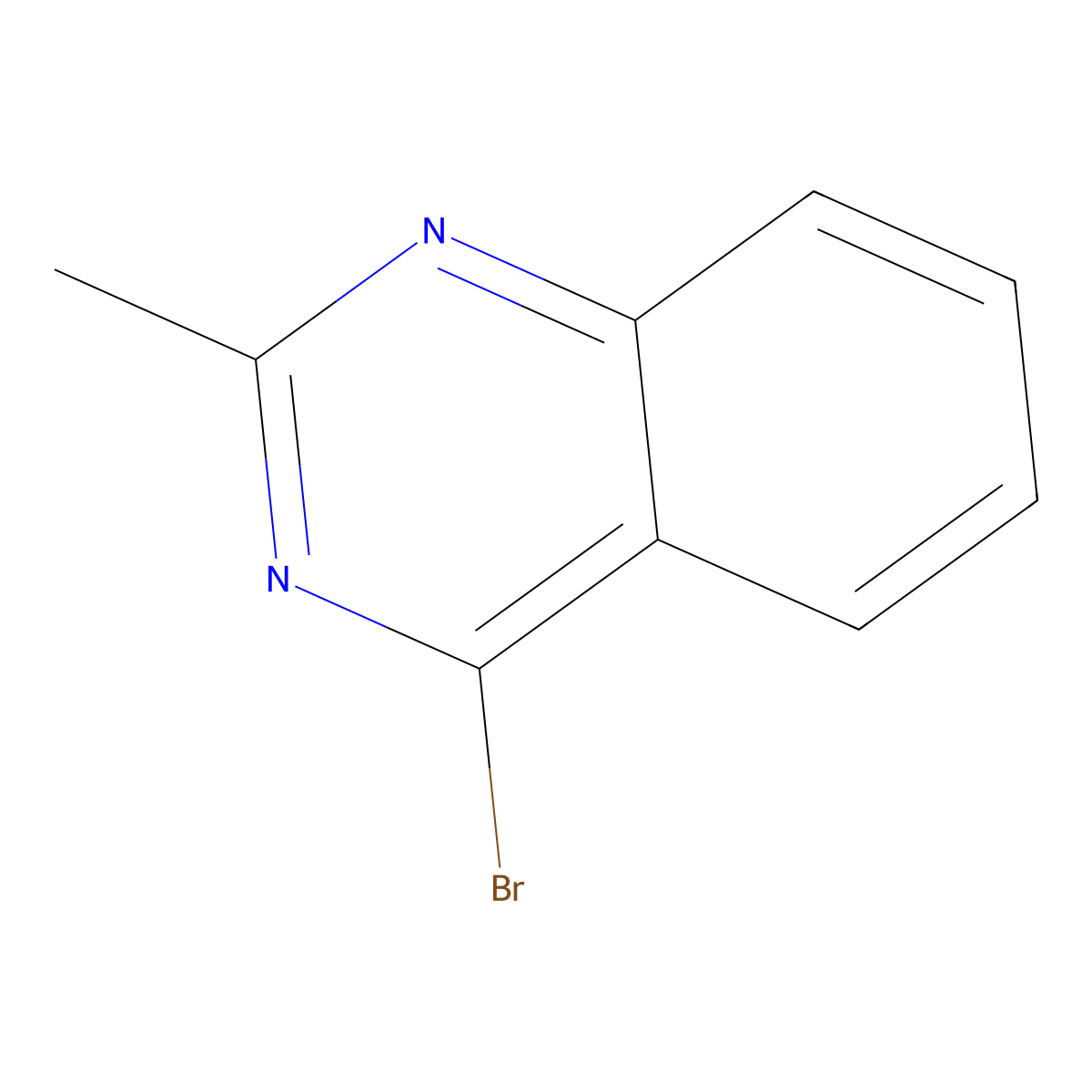 4-Bromo-2-methylquinazoline molecular structure, CAS 1264037-60-6