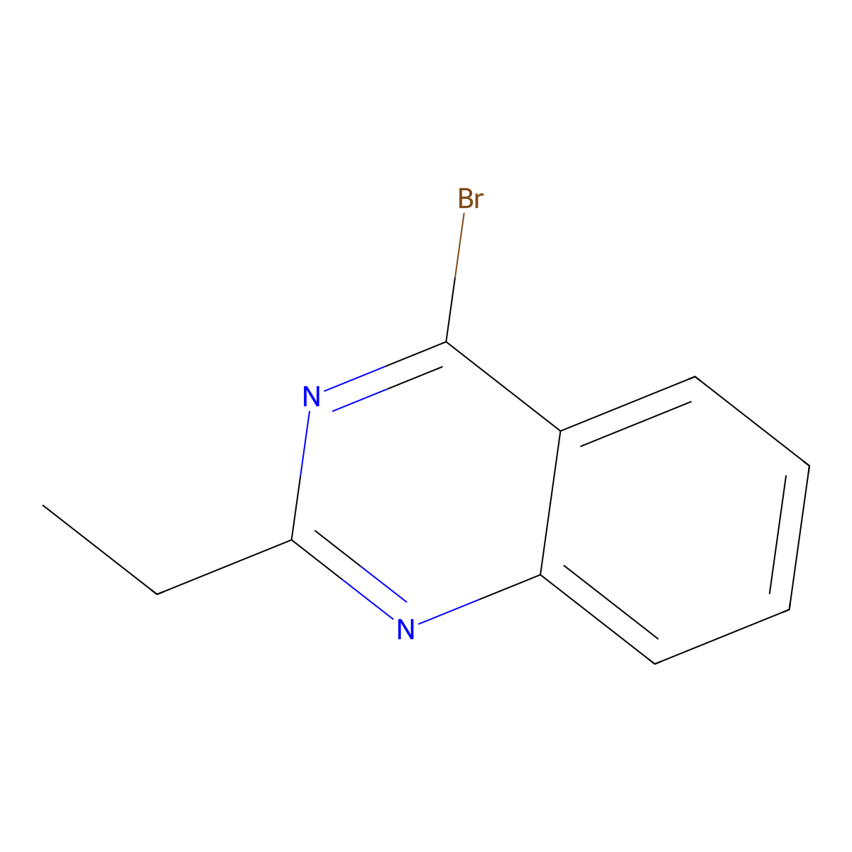 4-Bromo-2-ethylquinazoline molecular structure, CAS 1264038-91-6