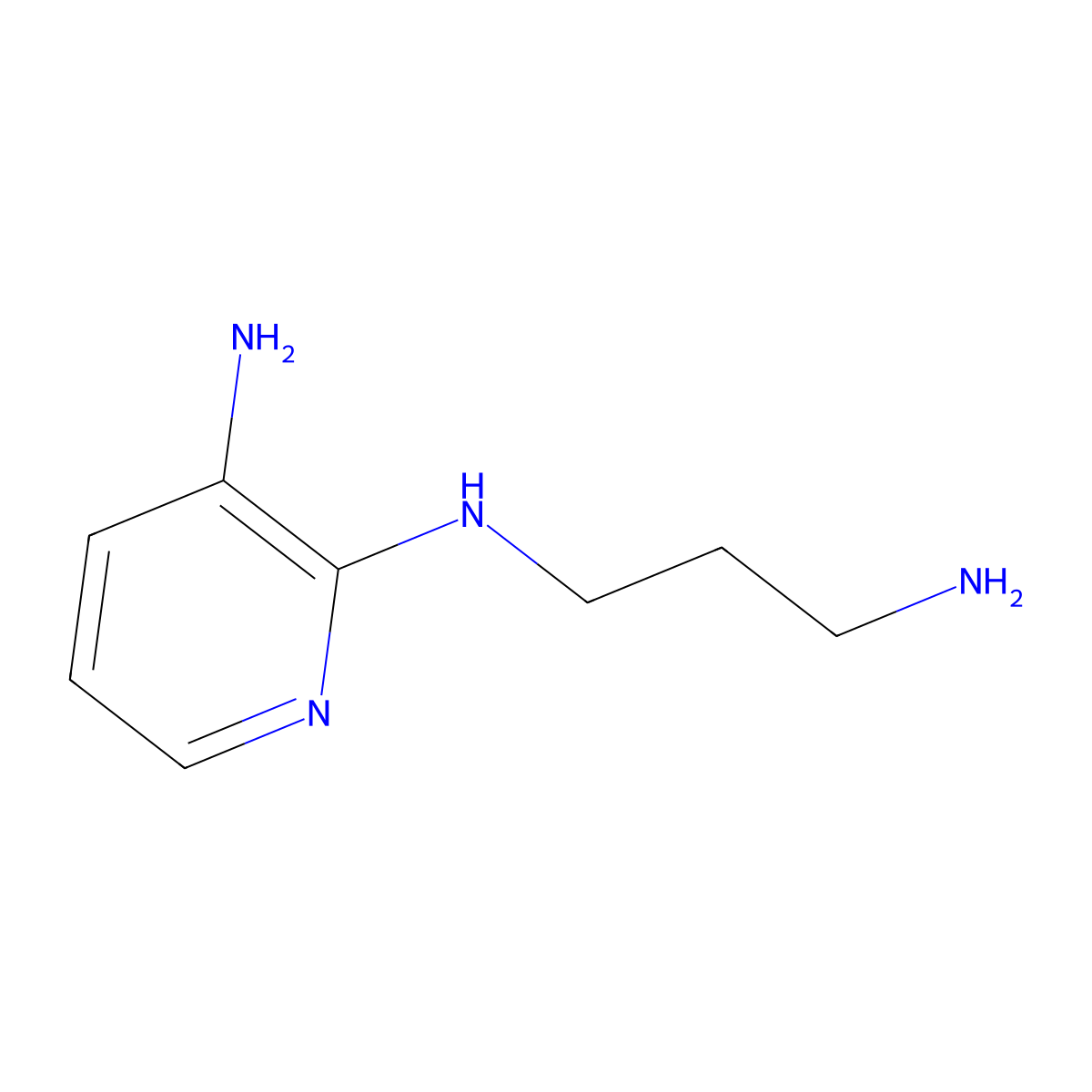 N2-(3-aminopropyl)pyridine-2,3-diamine molecular structure, CAS 1264044-04-3
