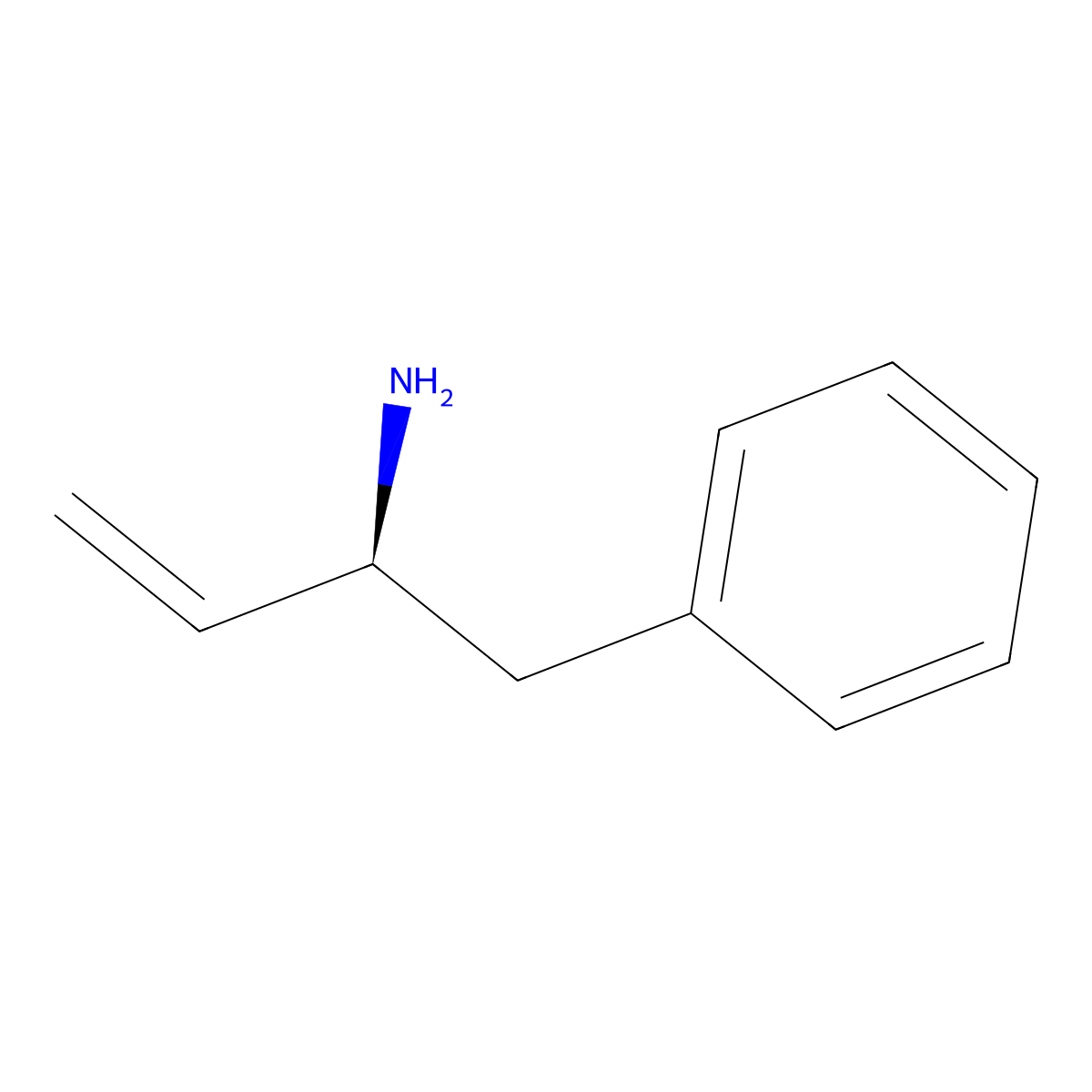(S)-1-Phenylbut-3-en-2-amine molecular structure, CAS 126410-30-8