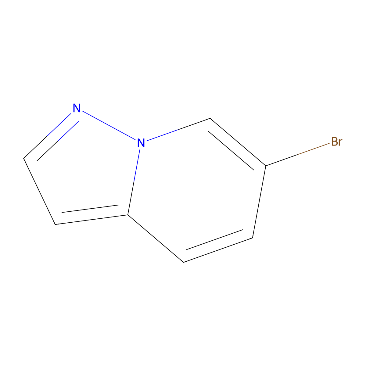 6-Bromopyrazolo(1,5-a)pyridine molecular structure, CAS 1264193-11-4