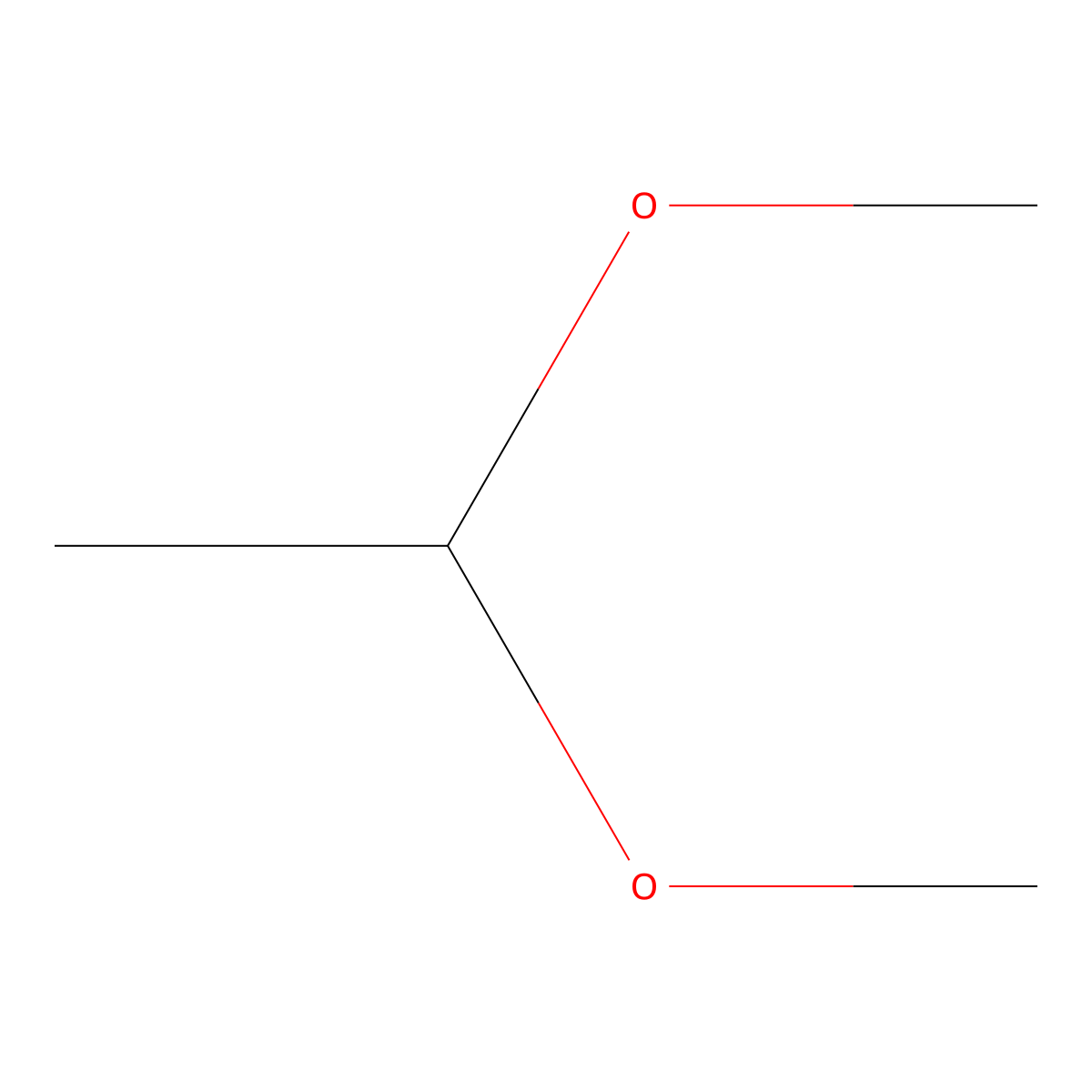 1,1-Dimethoxyethane molecular structure, CAS 1264193-67-0