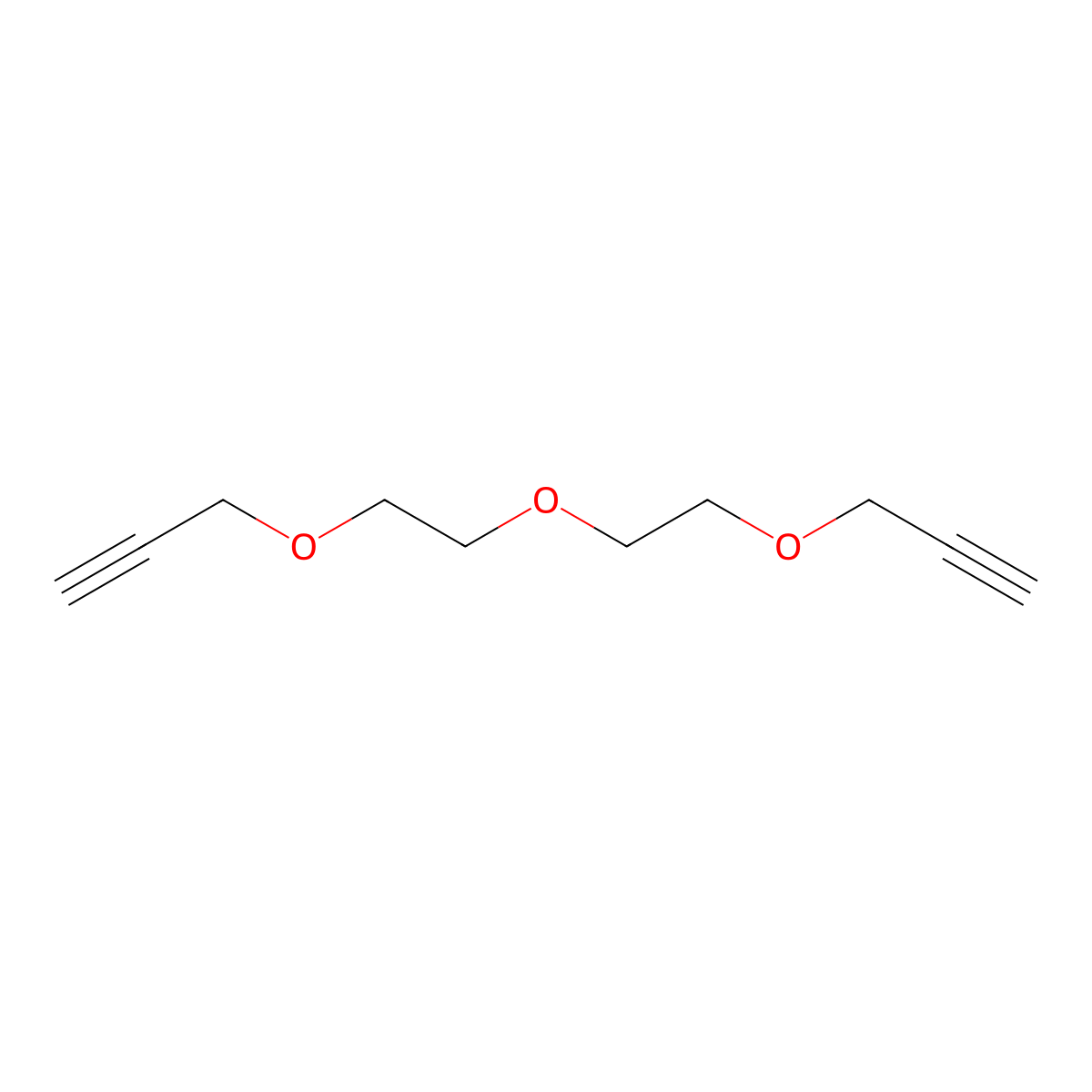 Diethylene Glycol Bis(2-propynyl) Ether molecular structure, CAS 126422-57-9