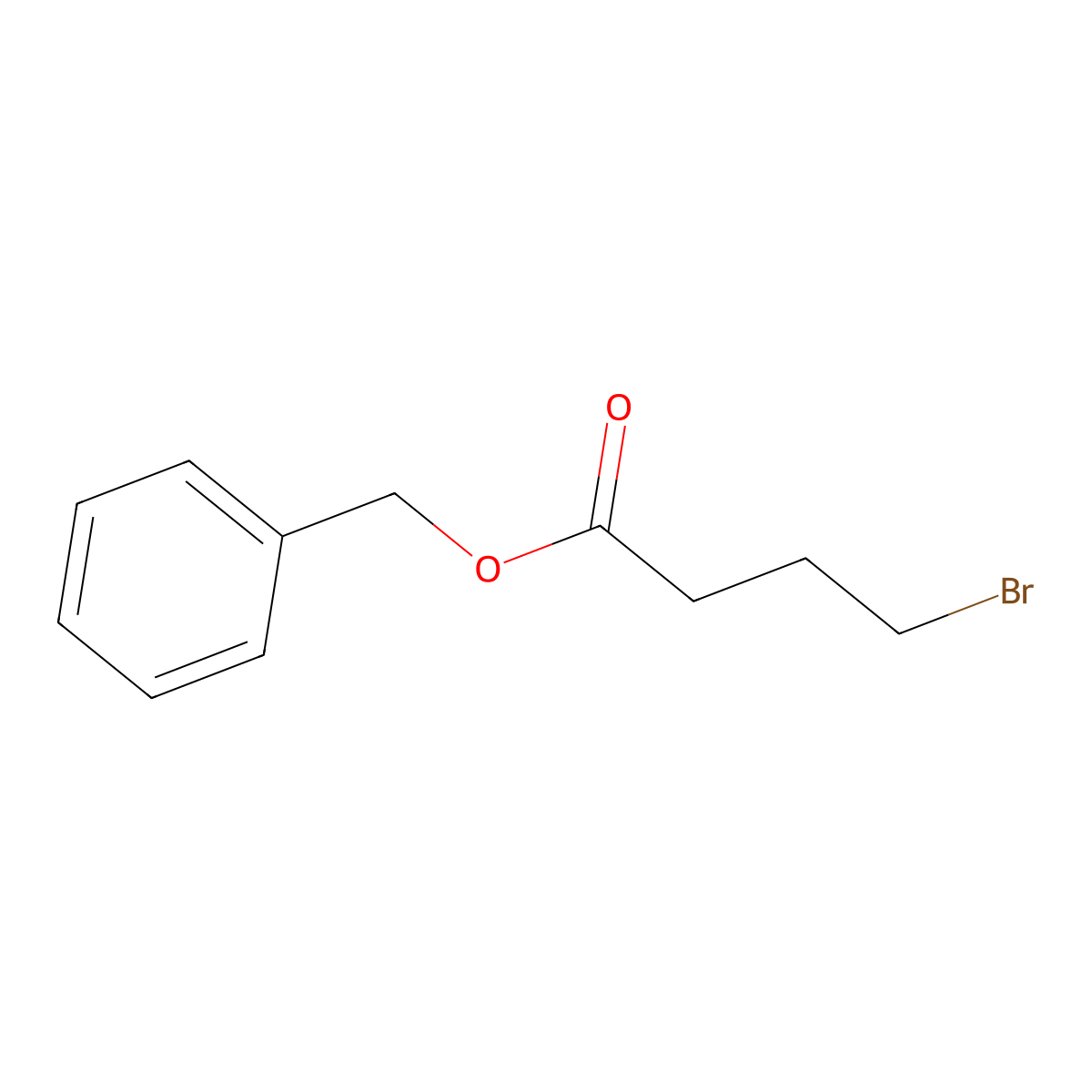 Benzyl 4-bromobutanoate molecular structure, CAS 126430-46-4
