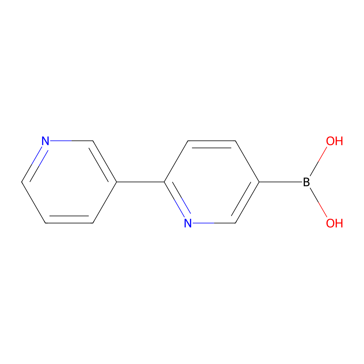 [2,3'-Bipyridin]-5-ylboronic acid molecular structure, CAS 1264516-07-5