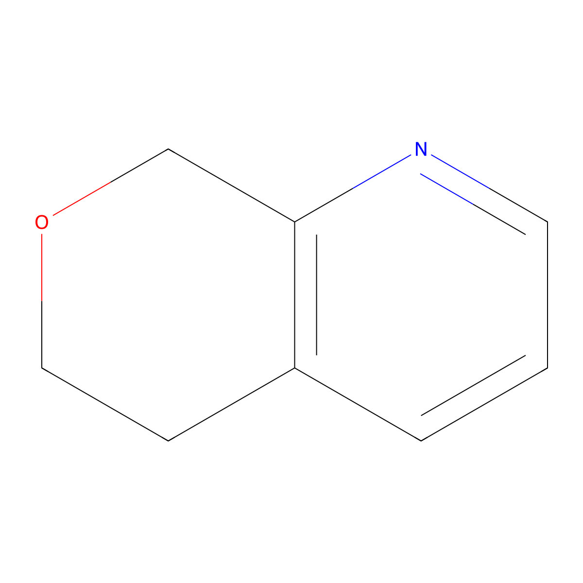 5,8-Dihydro-6H-pyrano[3,4-b]pyridine molecular structure, CAS 126473-99-2
