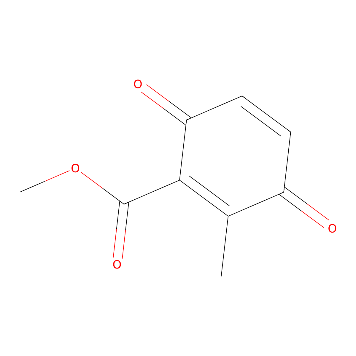 Methyl 2-Methyl-3,6-dioxocyclohexa-1,4-dienecarboxylate molecular structure, CAS 126494-78-8