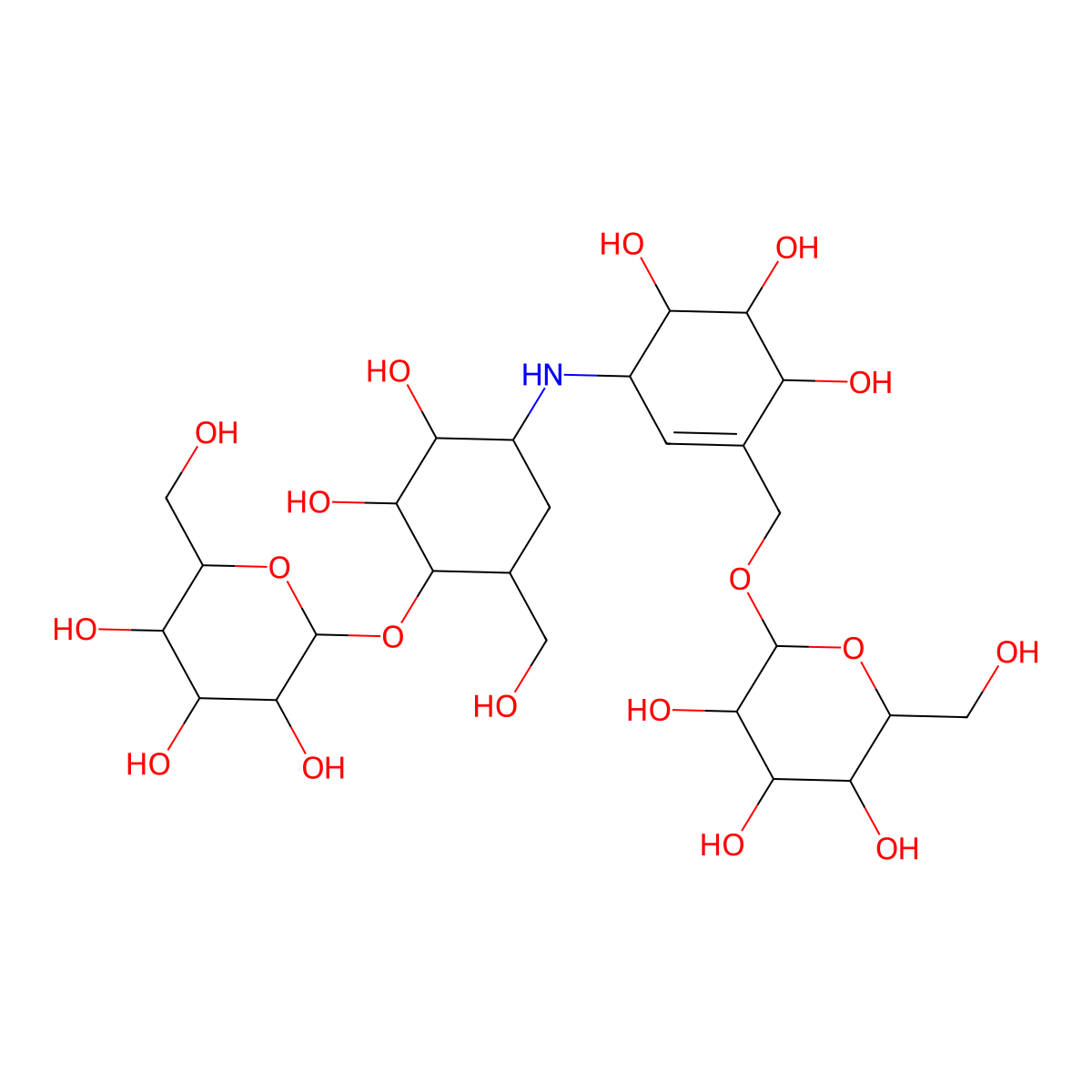 Validamycin C molecular structure, CAS 12650-70-3