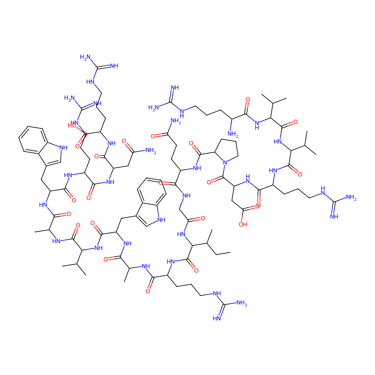 Lysozyme molecular structure, CAS 12650-88-3