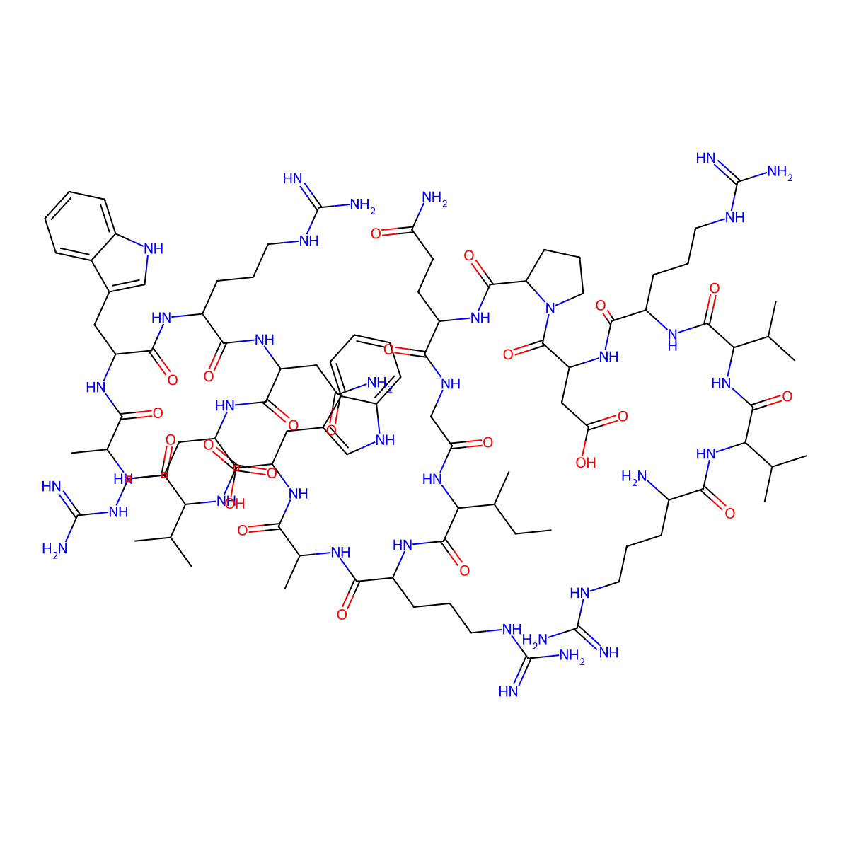 Lysozyme molecular structure, CAS 12650-88-3