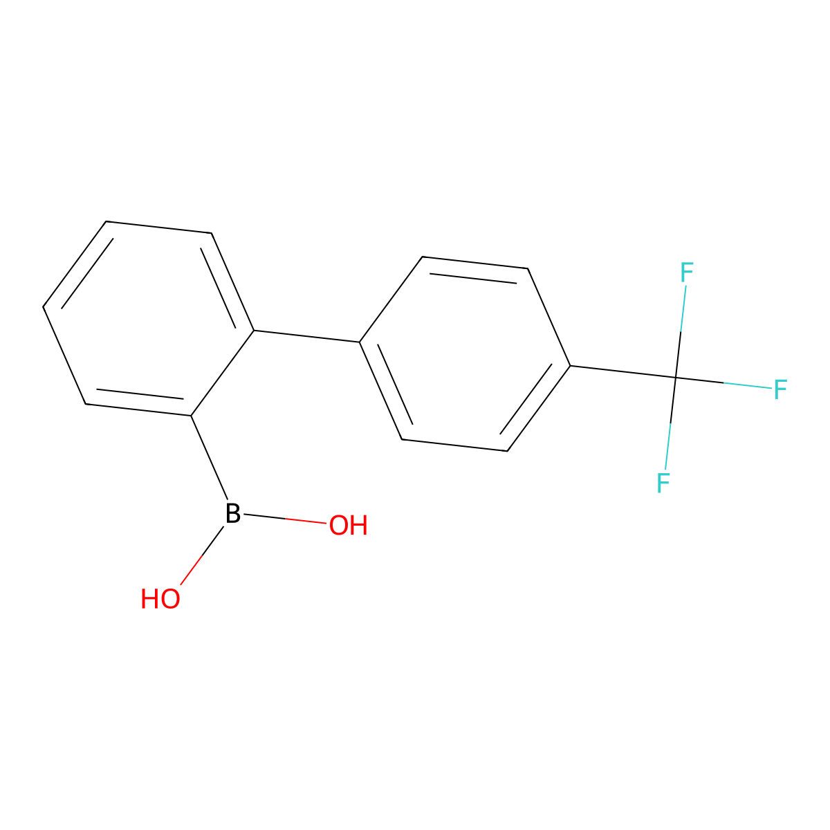 (4'-(Trifluoromethyl)-[1,1'-biphenyl]-2-yl)boronic acid molecular structure, CAS 1265312-61-5
